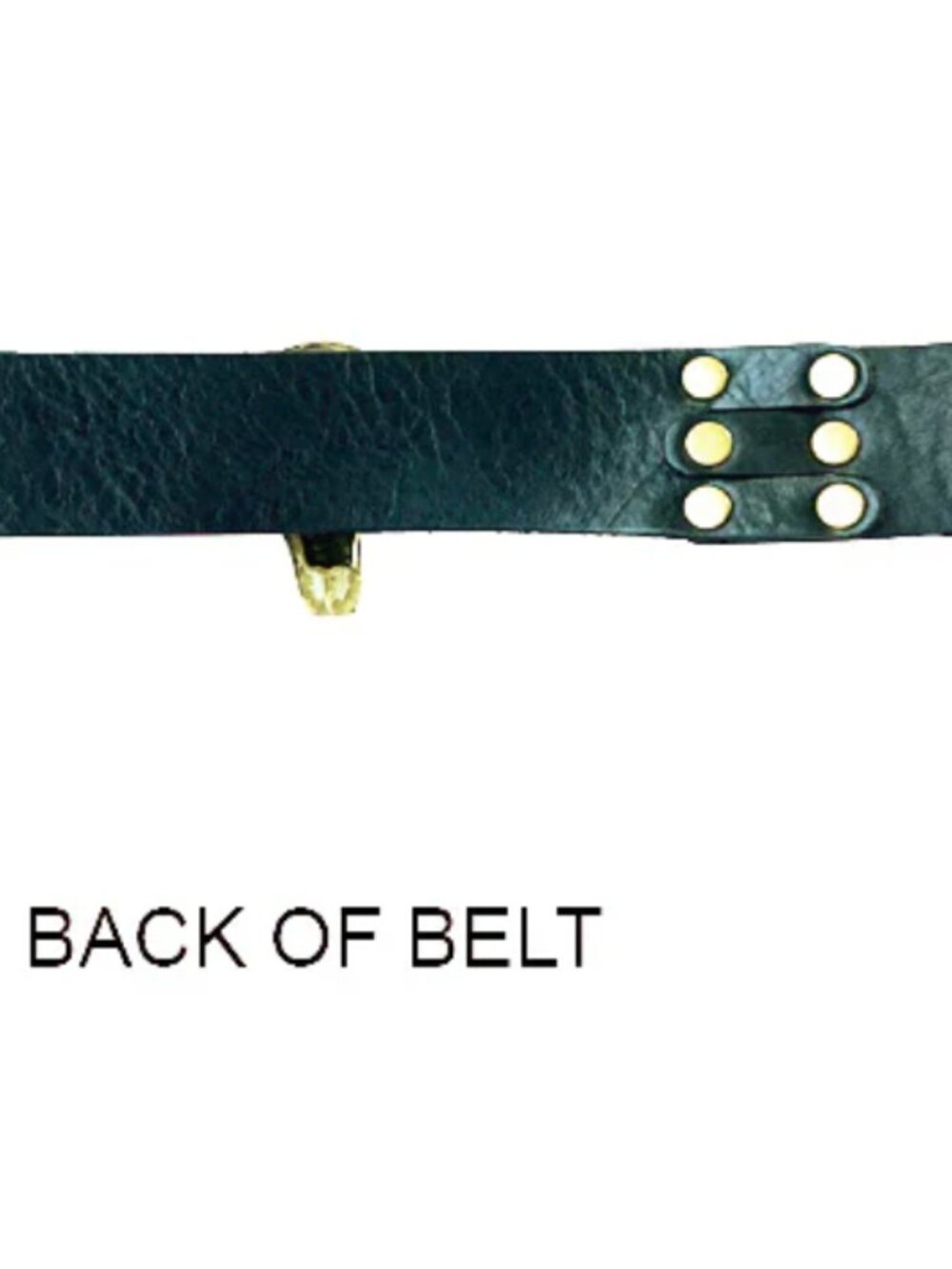 Kim White Steer Buckle Belt in black - Picture 10 of 11